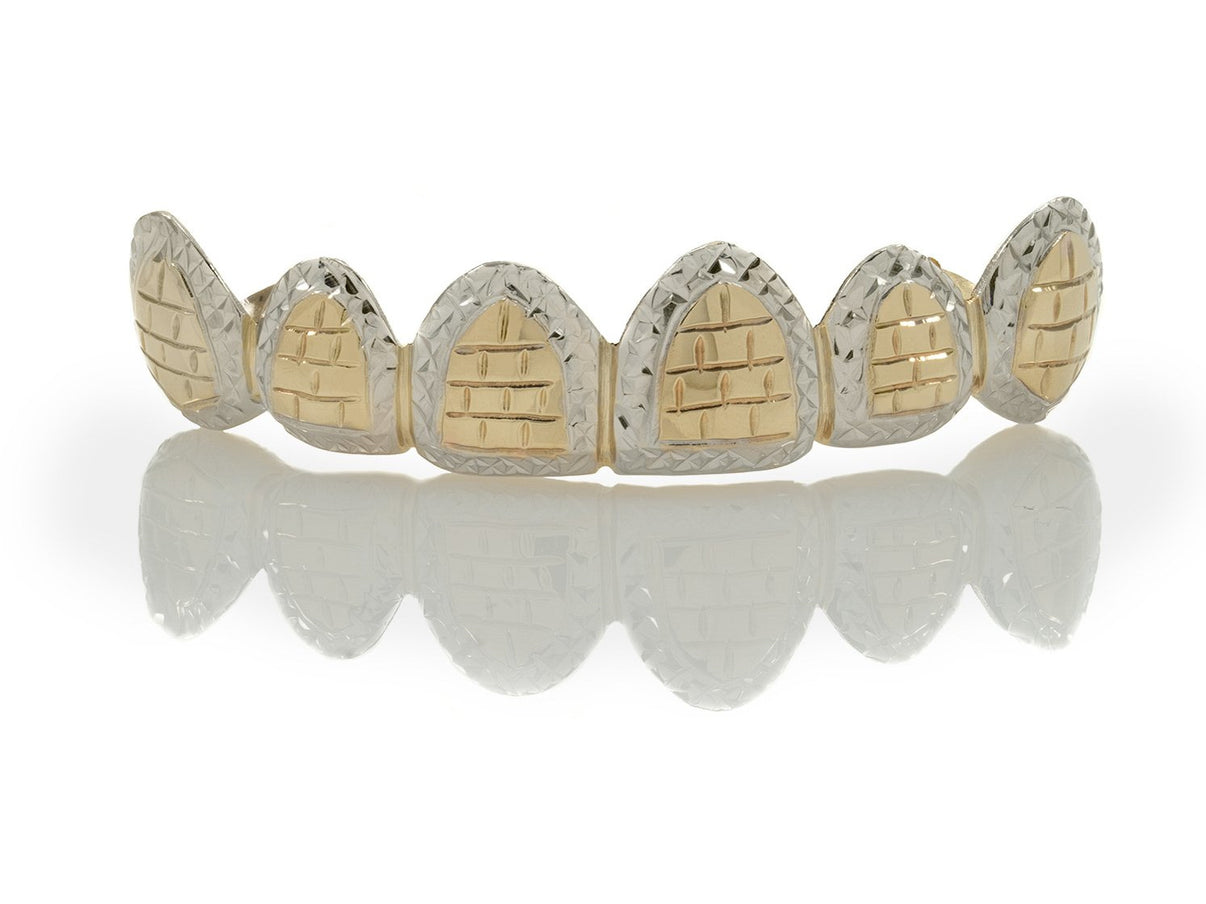 6 Castle Brick Cut Grillz